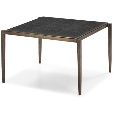 Table brunete - Doré antique, noir