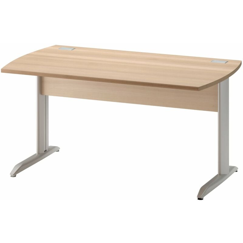 Table bureau pieds métal - Bois
