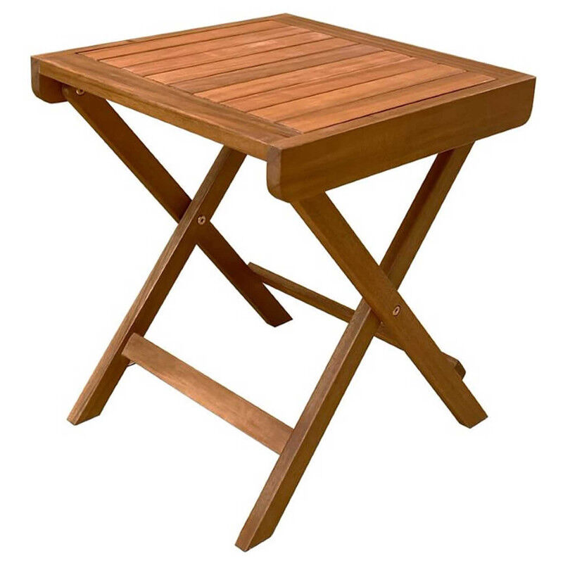 Forest Style - Table à café en Acacia 40x40 cm – Marron
