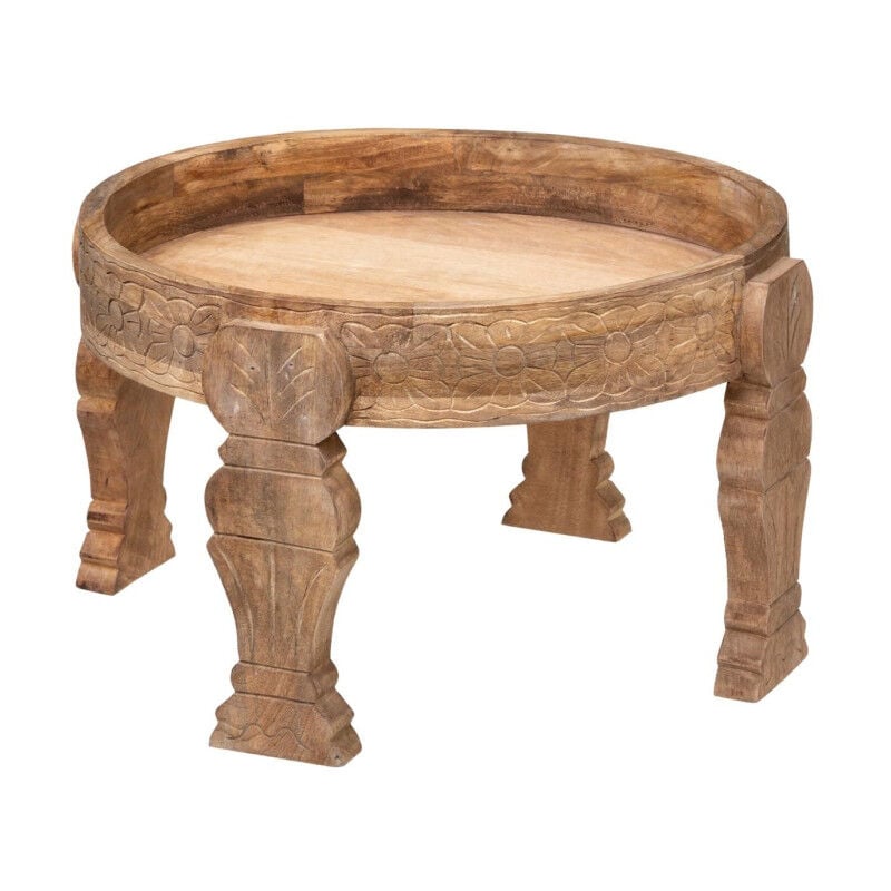 Table d'Appoint en Bois 'Gypsy' 51cm Naturel