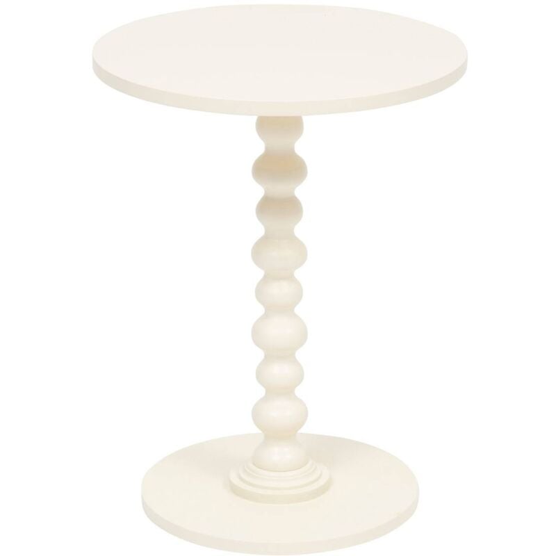 Table d'appoint Alix ivoire 50x38x38cm Atmosphera créateur d'intérieur