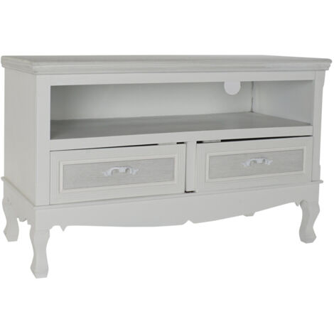 Table Café Bois Mdf 100X42X61 Blanc