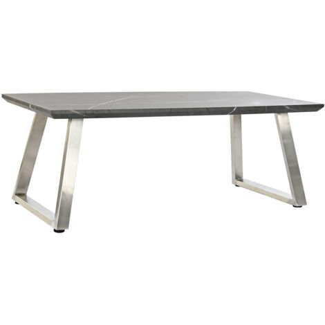 Table Café Mdf Acier 120X60X44 Noir