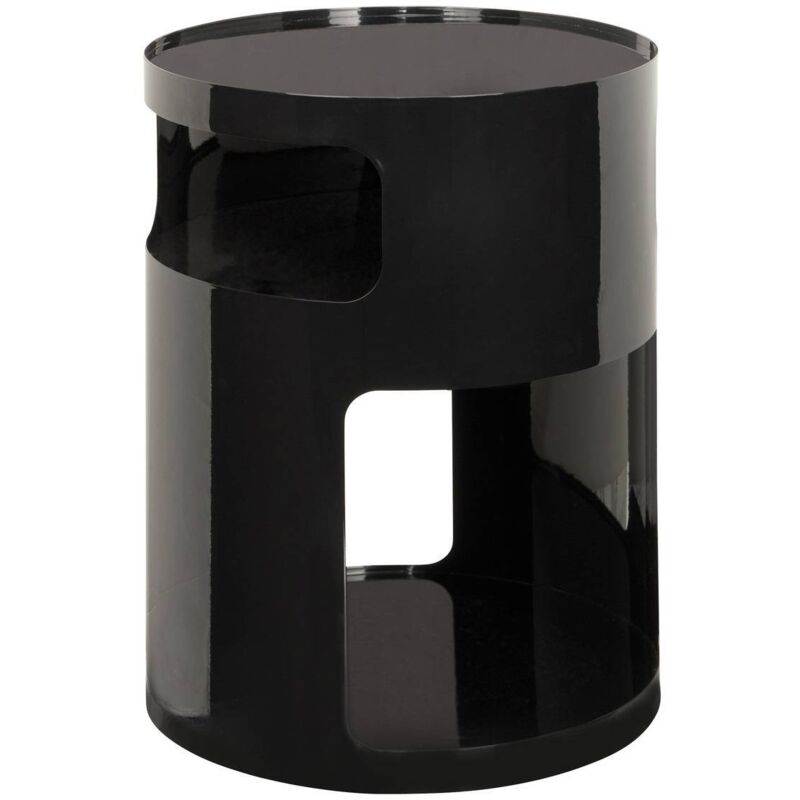 Table d appoint Ashdal noir 32,5x32,5cm - Atmosphera créateur d'intérieur Table d appoint Ashdal noir 32,5x32,5cm - Atmosphera créateur d'intérieur