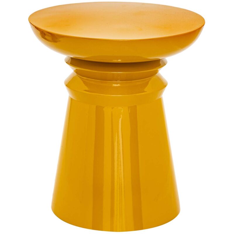 Atmosphera - Table d'appoint ronde en métal jaya Atmosphera - Table d'appoint ronde en métal jaya