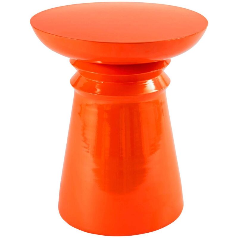Table d'appoint Jaya orange 43x38x38cm Atmosphera créateur d'intérieur