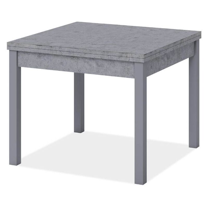 Toscohome - Table carrée double cimentée 90x90 cm - Florence
