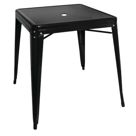 Table Carrée en Acier 668 mm - Bolero Bistro