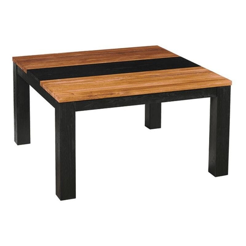 Table carrée en bois 140 cm portree