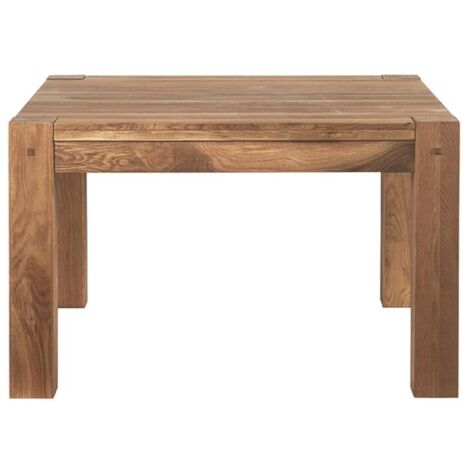 Table carrée extensible en chêne 120cm Lodge LODTAC 120 - 120x120x76 cm - Kayu Meuble