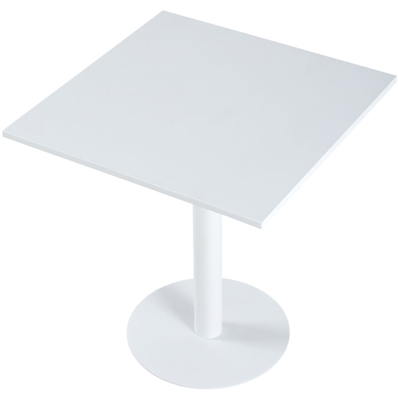 Table Carrée Gelato 70 x 70 Cm Blanche.