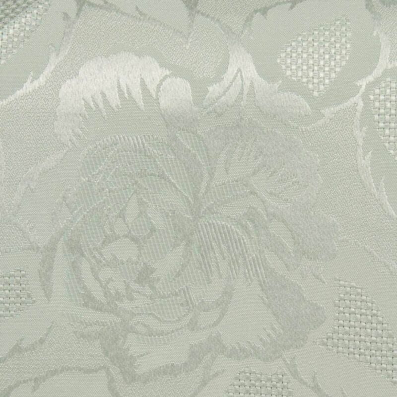 Table Cloth Damask Rose 63' Rd. White