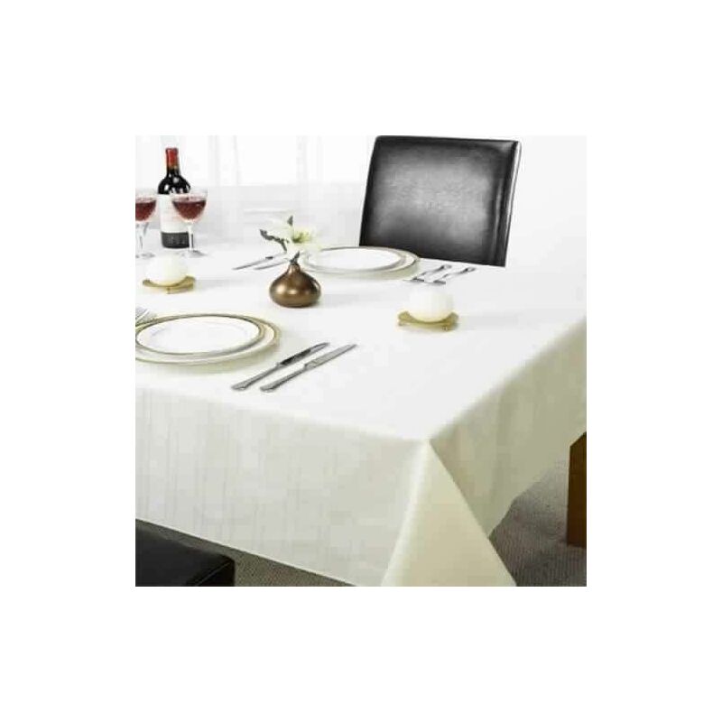 Table Cloth Damask Rose 70 x 108' Cream
