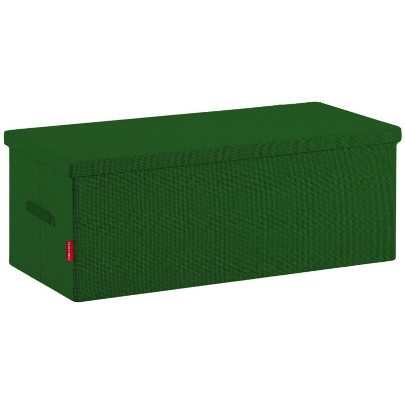 Table coffre Terracotta Ouverture sur le dessus Intérieur et extérieur Vert TRENDYFLAIR.