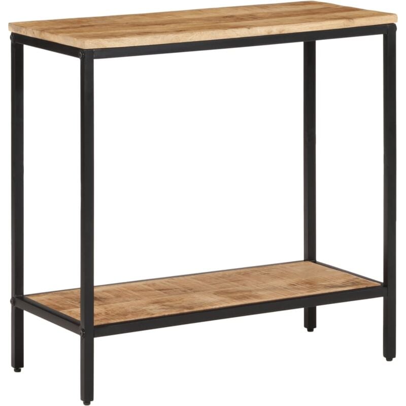Vidaxl - Table console 70x35x70 cm bois de manguier massif brut