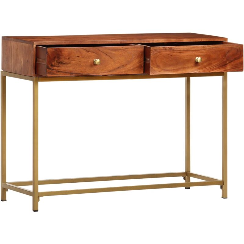 Vidaxl - Table console 100x35x76 cm Bois d'acacia massif