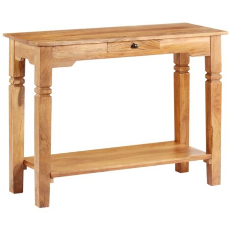 Table console 100x40x76 cm Bois d'acacia massif vidaXL