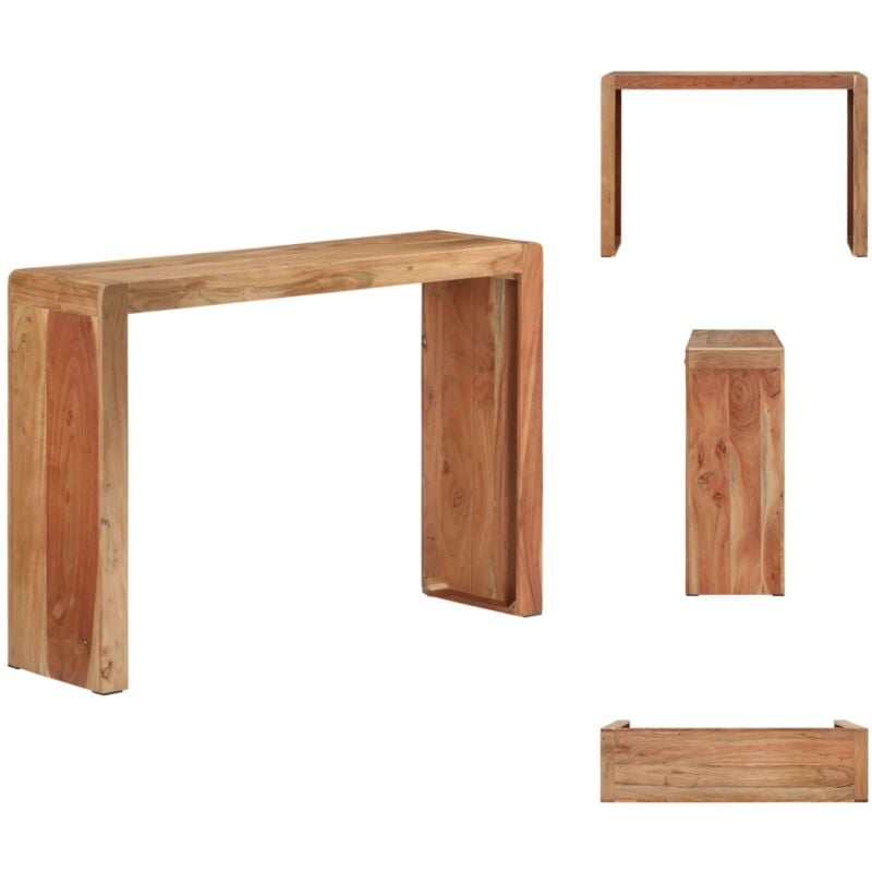 Vidaxl - Table console 110x30x76 cm bois massif d'acacia - Table Basse - Table D'appoint - Table Console - Mobilier Rustique - Bois D'acacia