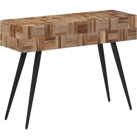 Table console 110x34x80 teck de récupération massif