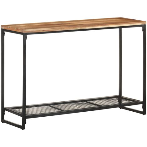 Table console 110x35x75 cm Bois d'acacia massif 2