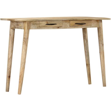 Table console 115x40x75 cm Bois de manguier massif brut
