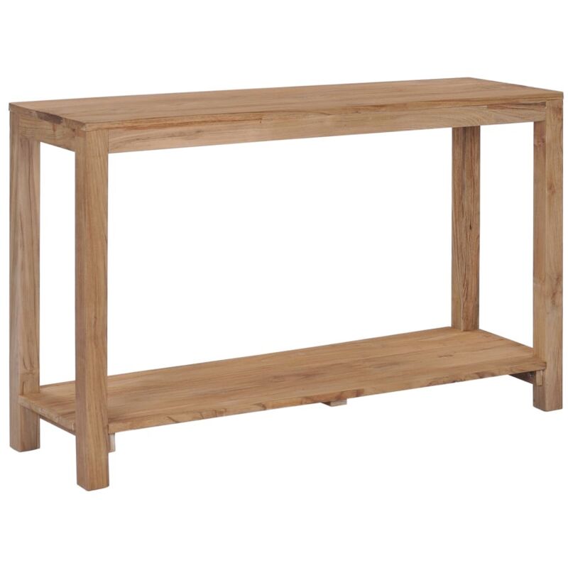 Table console 120 x 35 x 75 cm Bois de teck massif vidaXL