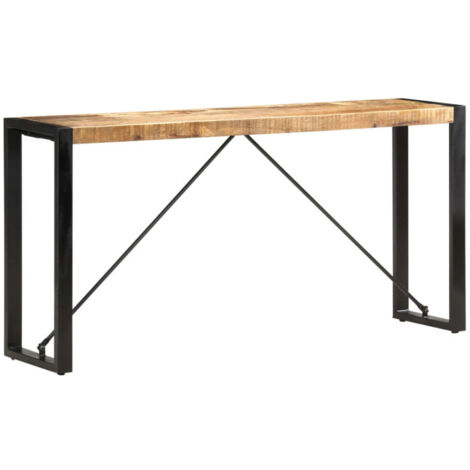 Table console 150x35x76 cm Bois de manguier massif vidaXL