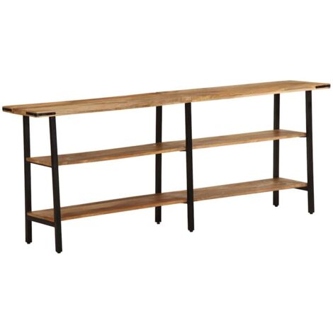 Table console 180x35x70 cm bois de manguier massif vidaXL