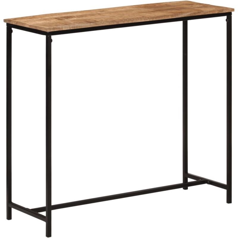 Vidaxl - Table console 80x30x74 cm bois massif de manguier et fer