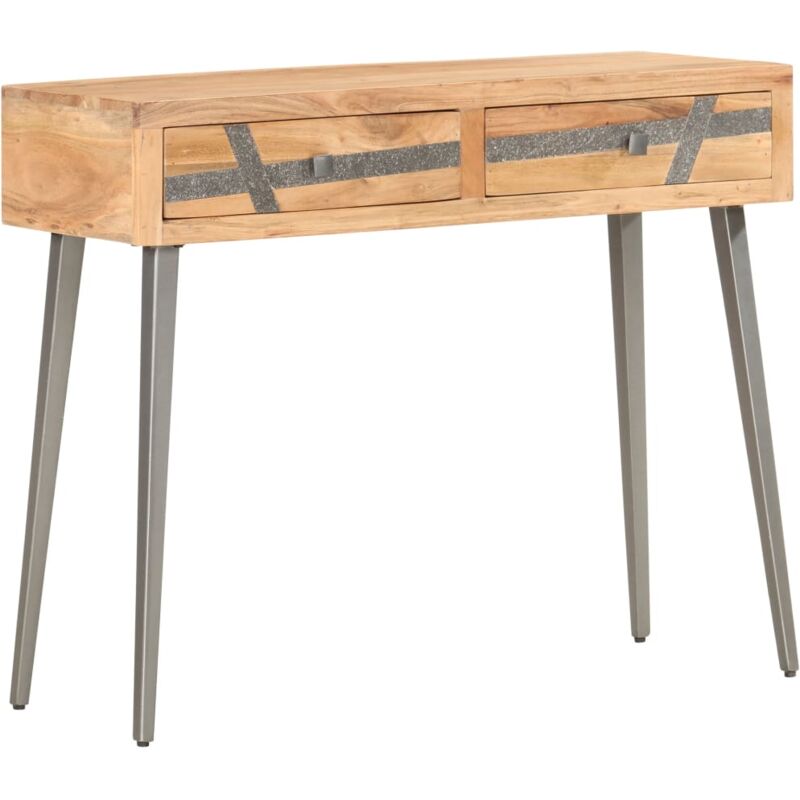 Vidaxl - Table console 90 x 30 x 75 cm Bois d'acacia massif