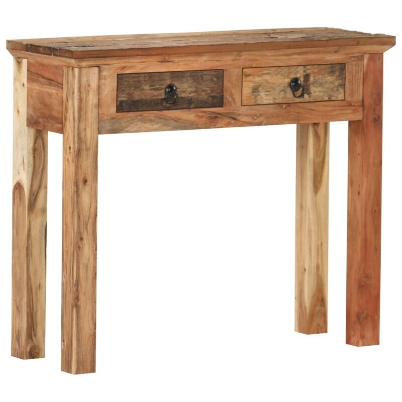 Table console 90,5x30x75 cm Bois d'acacia et de récupération Vidaxl