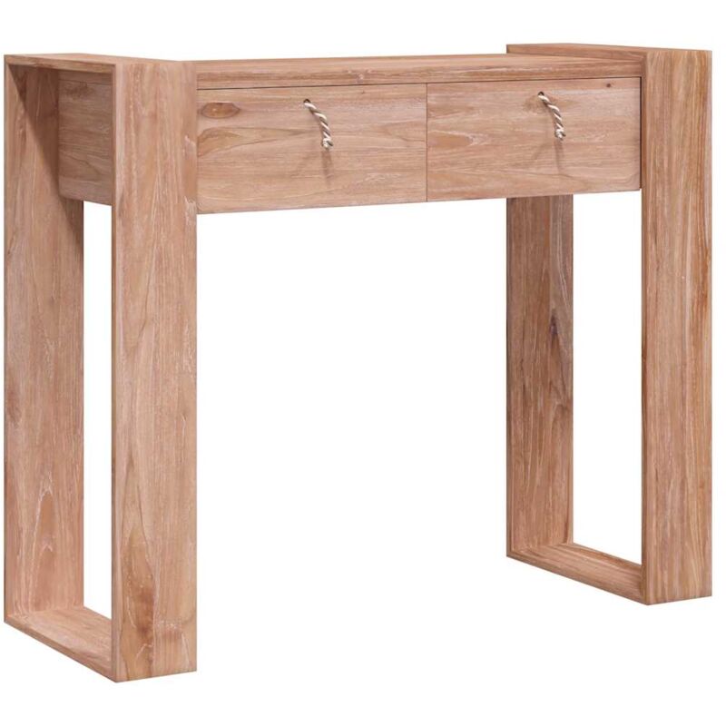 Vidaxl - Table console 90x35x75 cm Bois de teck solide