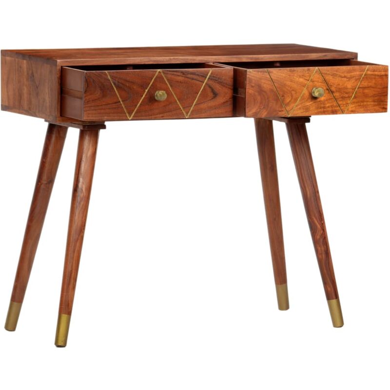 Vidaxl - Table console 90x35x76 cm Bois d'acacia massif