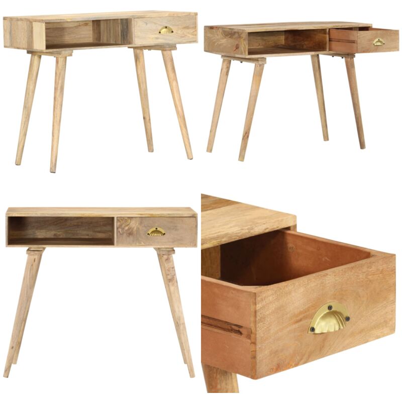 Vidaxl - Table console 90x45x75 cm bois de manguier massif - Table Basse - Table D'appoint - Meubles Rustiques - Table Console - Mobilier Intérieur