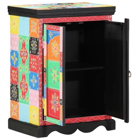 Table console avec stockage-Table d'entrée Multicolore 50 x 30 x 75 cm