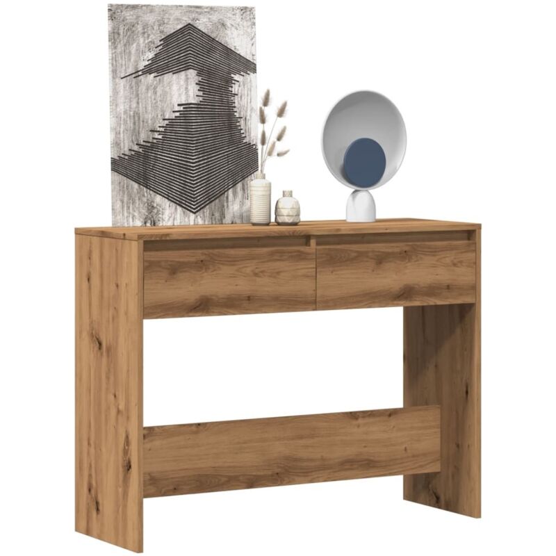 Vidaxl - Table console chêne artisanal 100x35x76,5 cm bois d'ingénierie