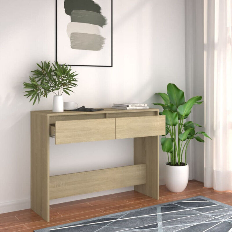Vidaxl - Table console chêne sonoma 100x35x76,5 cm bois d'ingénierie