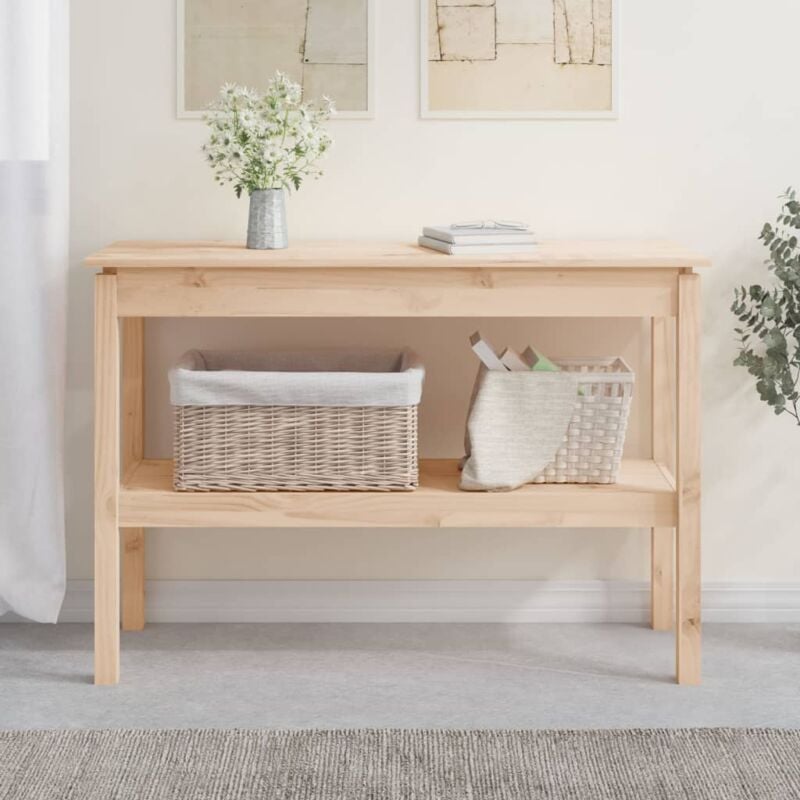 Vidaxl - Table console 110x40x75 cm Bois massif de pin