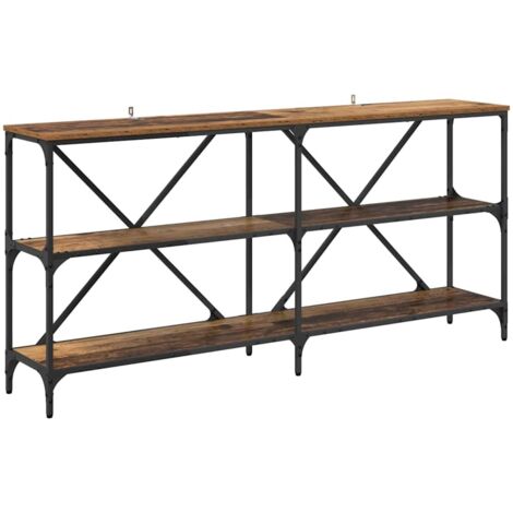 Table console Bois Ancien 160 x 30 x 75 cm Bois d'ingénierie CFW110725