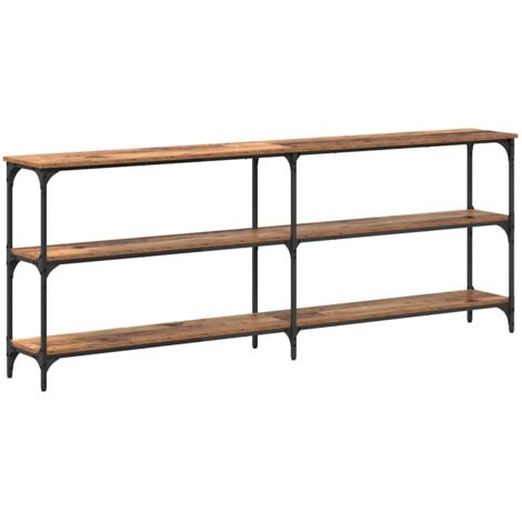 Table console Bois Ancien 200 x 29 x 75 cm
