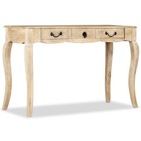 Table console Bois de manguier massif 120 x 50 x 80 cm vidaXL