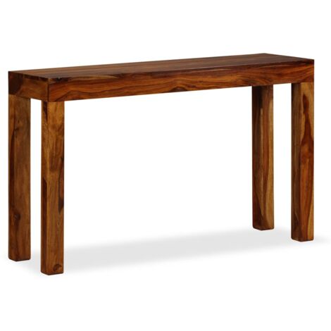 Table console Bois massif 120x35x75 cm