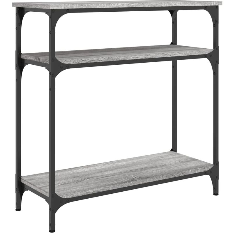 Vidaxl - Table console sonoma gris 75x29x75 cm bois d'ingénierie
