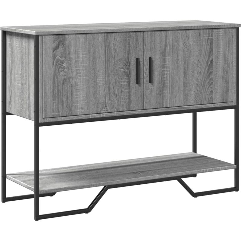 Vidaxl - Table console sonoma gris 100x35x74,5 cm bois d'ingénierie