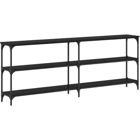 Table console Chêne noir 200 x 29 x 75 cm