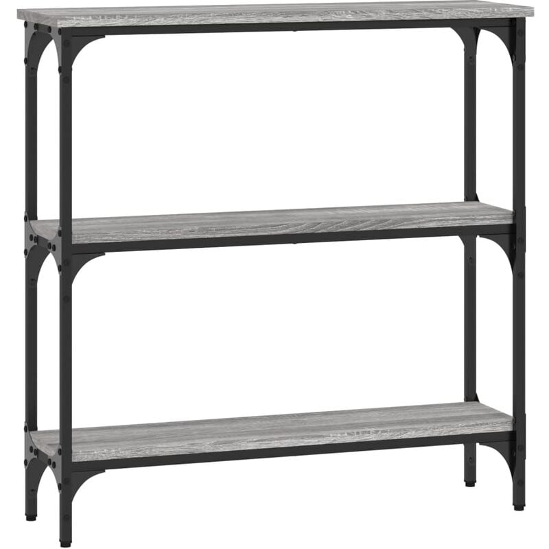Vidaxl - Table console sonoma gris 75x22,5x75 cm bois d'ingénierie