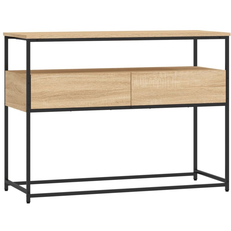 Vidaxl - Table console chêne sonoma 100x40x75 cm bois d'ingénierie