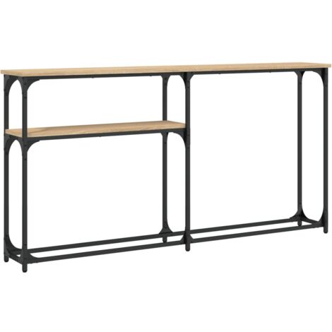 Table console chêne sonoma 145x22,5x75 bois d'ingénierie