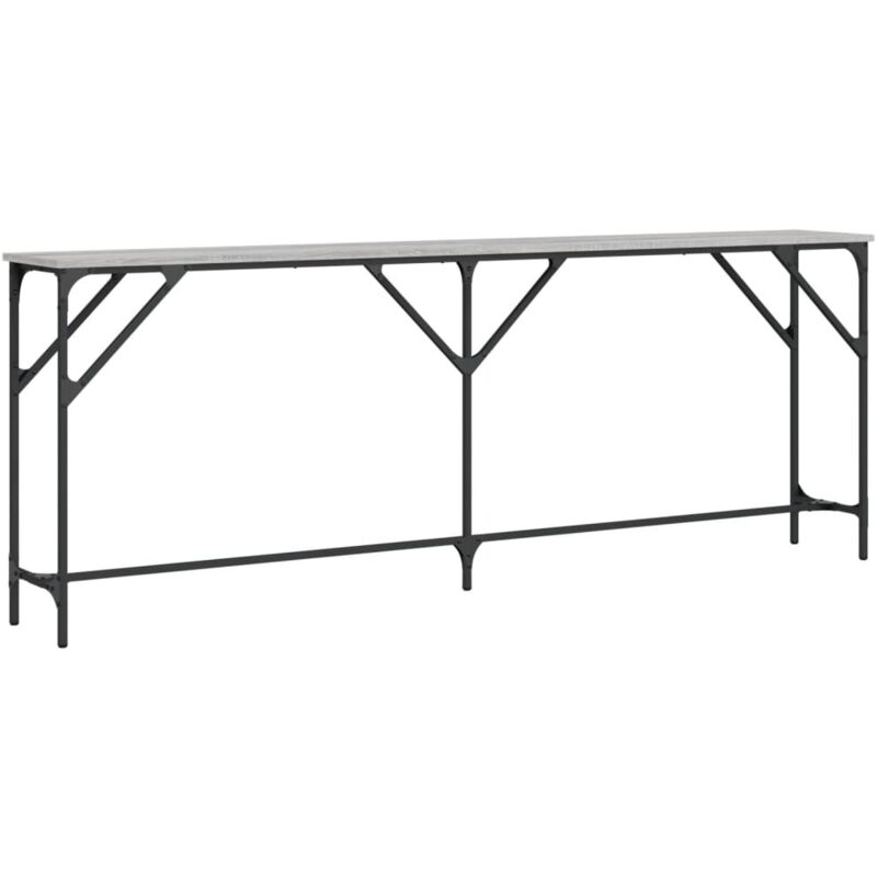 Vidaxl - Table console sonoma gris 200x29x75 cm bois d'ingénierie