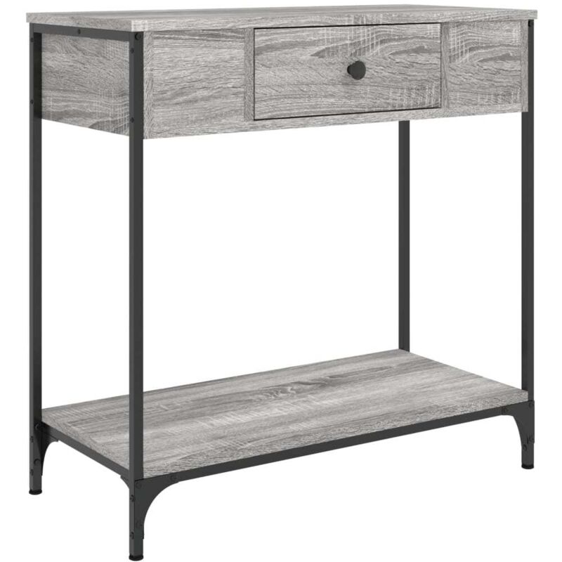 Vidaxl - Table console sonoma gris 75x34,5x75 cm bois d'ingénierie